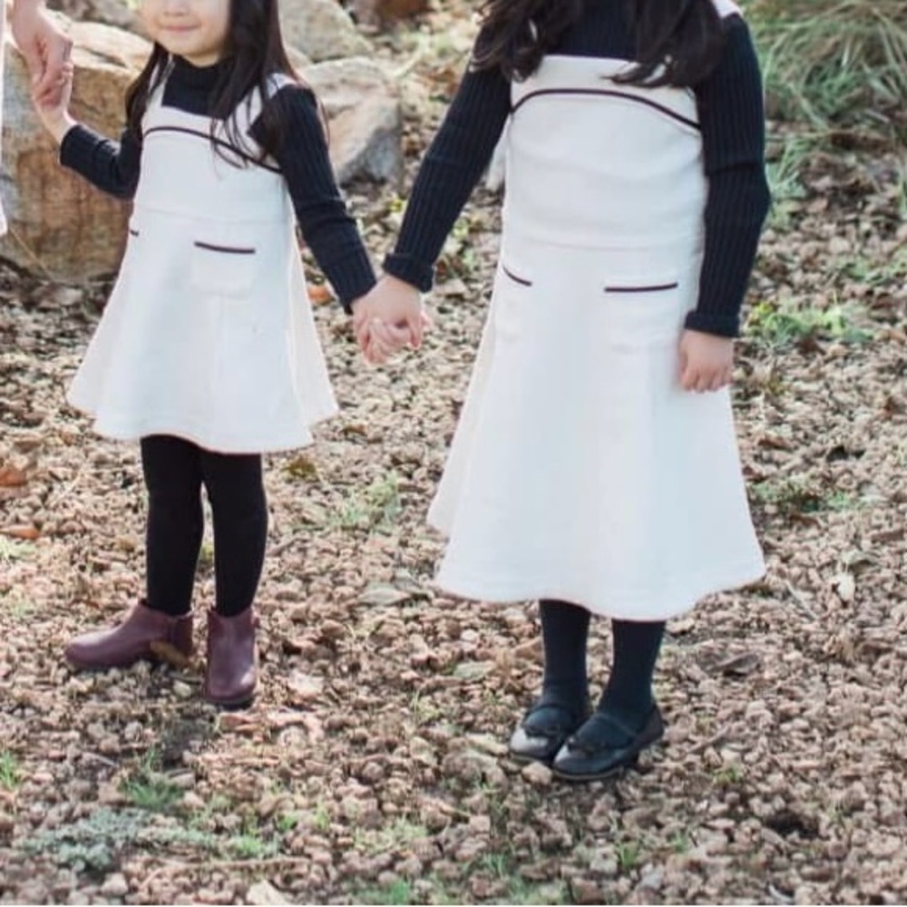 Janie and Jack Cream and Black Formal Dresses